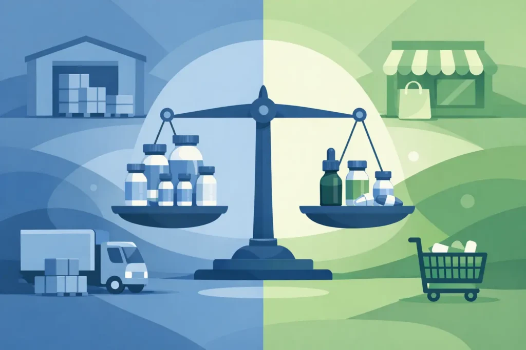 Wholesale Peptides vs Retail: What Matters